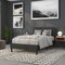 Flash Furniture Melbourne Metal Upholstered Full Size Headboard in Black Fabric HG-HB1717-F-BK-GG - alternate 4